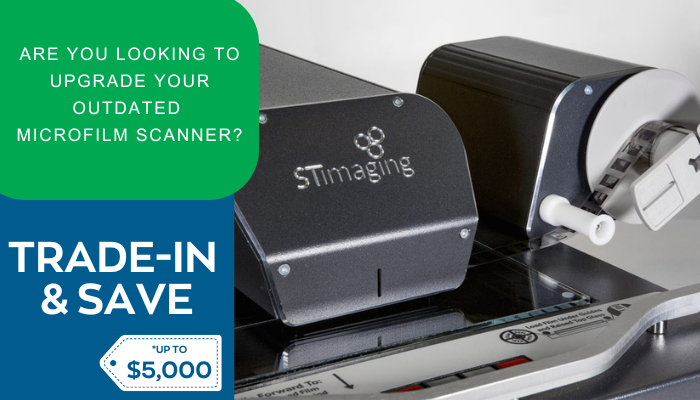 Trade-in & Save – Upgrade your outdated Microfilm Scanner